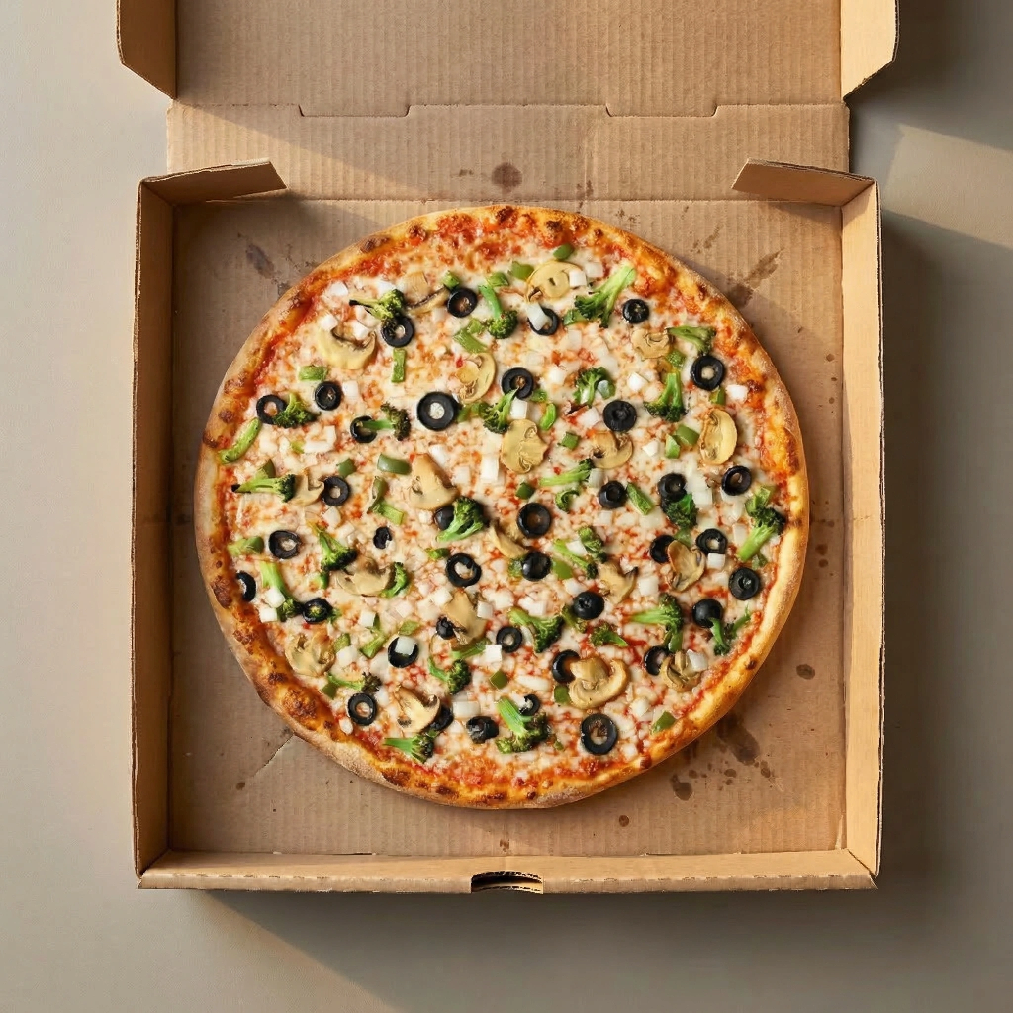 Alfredo Garlic Pizza at Panjab Pizza in Calgary